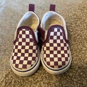 Toddler 6c burgundy vans